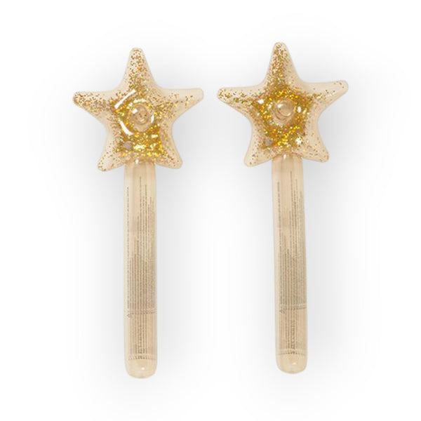 SUNNYLiFE Kids Inflatable Star Wand Princess Swan Gold Set of 2