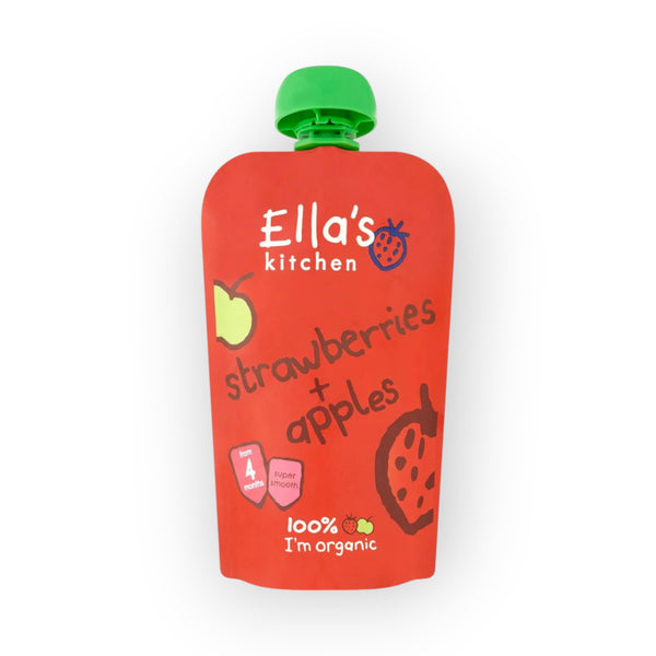 Ella's Kitchen Strawberries and Apples - 120g