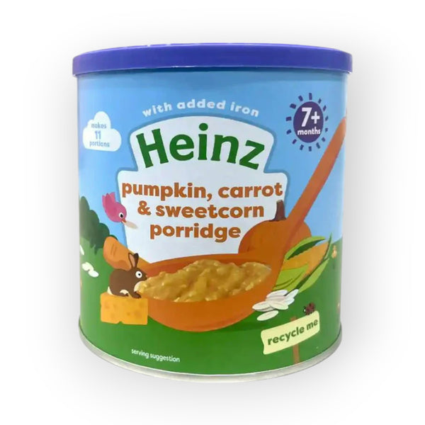 Heinz Pumpkin, Carrot and Sweet Corn Porridge, 7m+, 200g