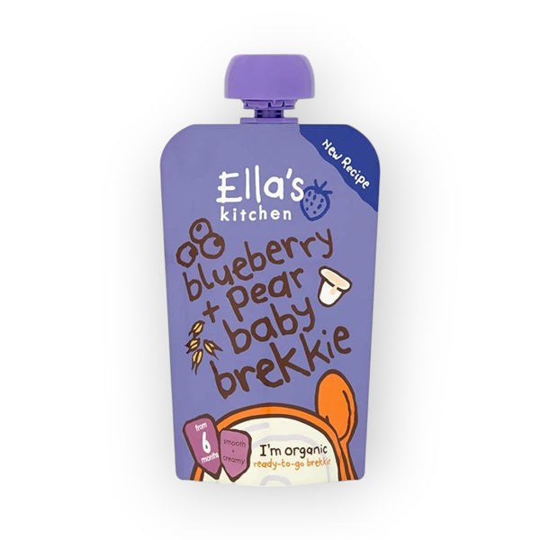 Ella's Kitchen Blueberry + Pear Baby Brekkie - 100g