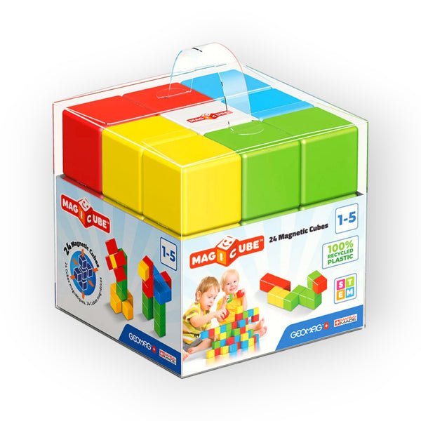 Geomag Magicube Full Color Recycled Crystal - 24 Pcs