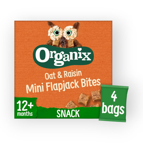 Organix Oat & Raisin Mini Flapjack Bites