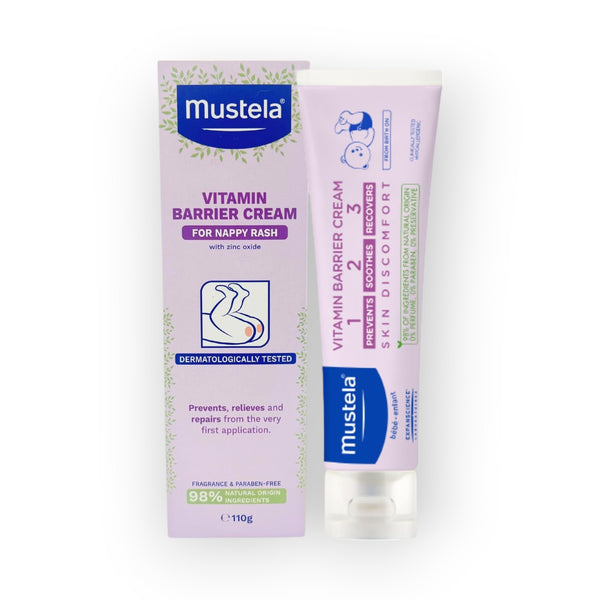 Mustela Vitamin Barrier Diaper Rash Cream, 100ml