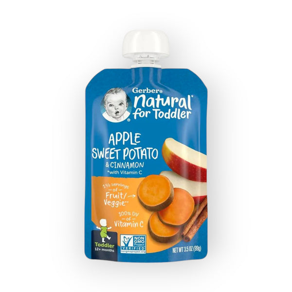 Gerber Natural for Toddler, Apple Sweet Potato, 99g