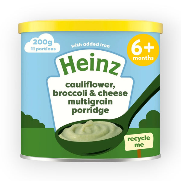 Heinz Cauliflower Broccoli and Cheese Multigrain Porridge 6+m 220g