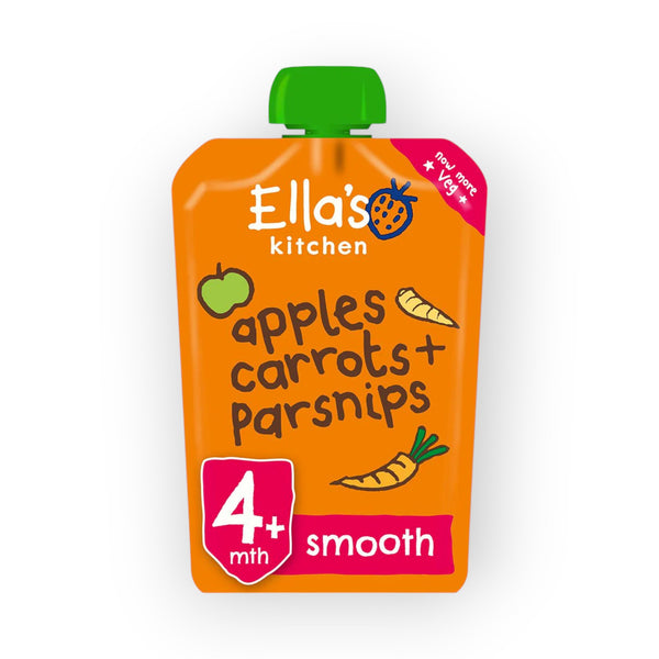 Ella's Kitchen Apples Carrots Parsnips, 4m+, 120g