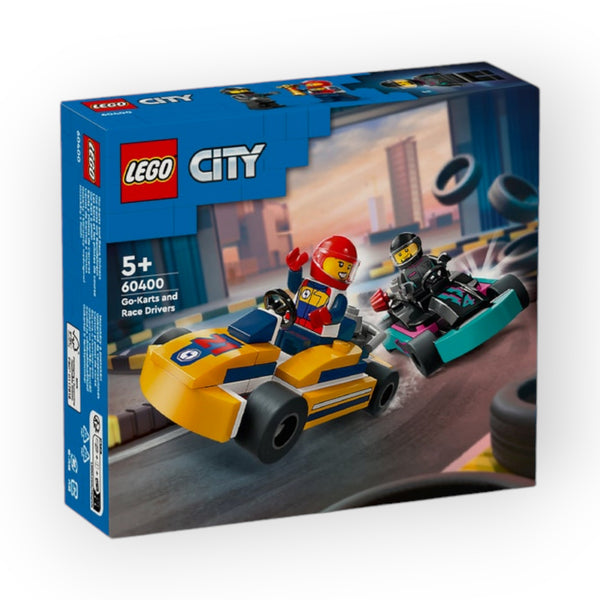 Lego Go-Karts And Race Drivers