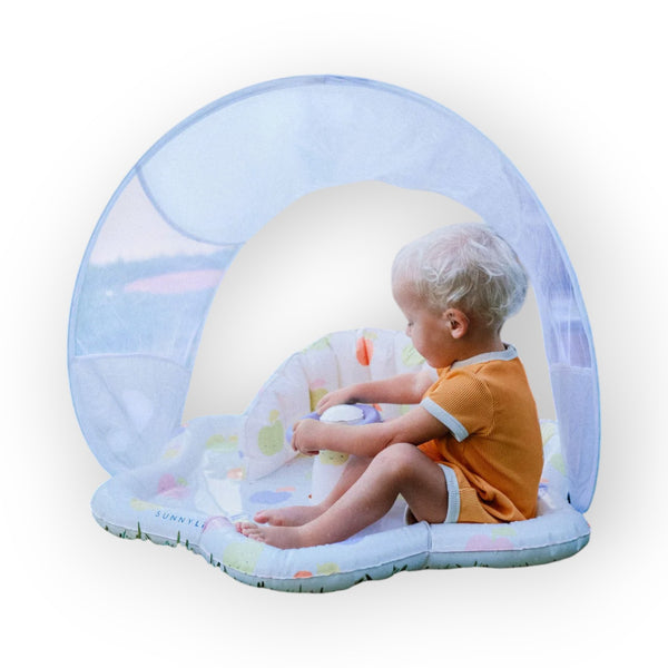 SUNNYLiFE Baby Playmat with Shade Apple Sorbet Multi