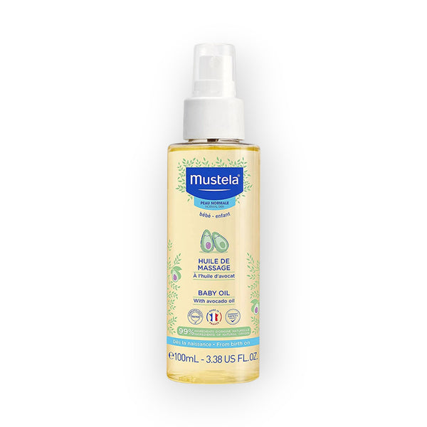 Mustela Baby Oil for Normal Skin, 100 ml