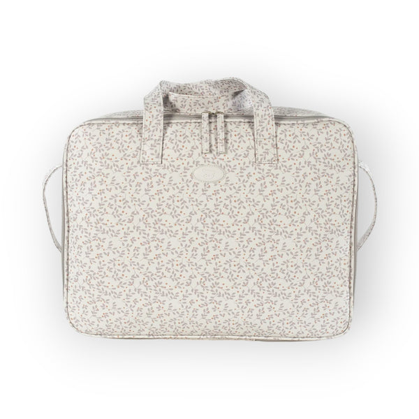 Pasito a Pasito Berries Grey Travel Holiday and Maternity Bag