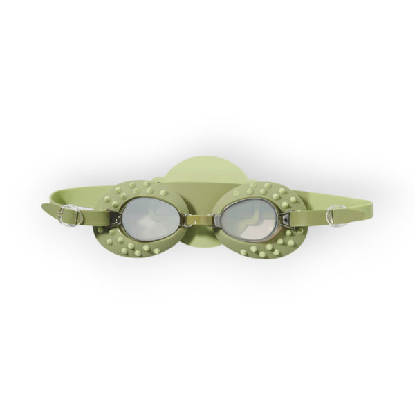 SUNNYLiFE Kids Swim Goggles Cookie the Croc Khaki