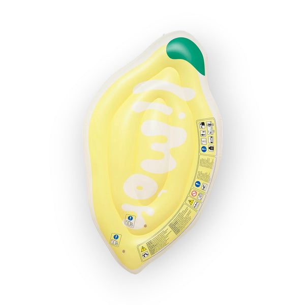 SUNNYLiFE yellow color inflatable Luxe Lie-On Float Limon