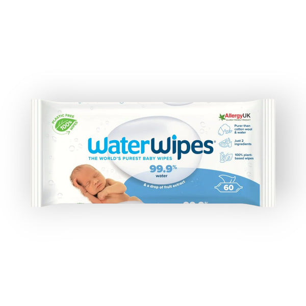 WaterWipes - BioDegradable, 60 Wipes