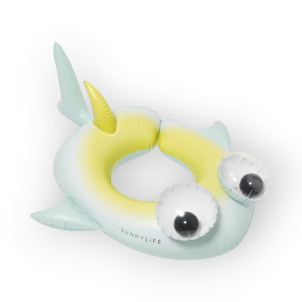 SUNNYLiFE Kids Pool Ring Salty the Shark Multi