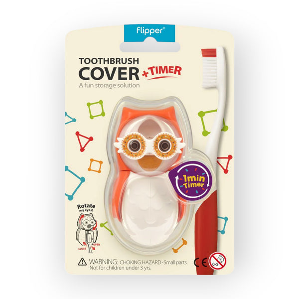 Flipper Toothbrush Cover Flp Owl / Hearty