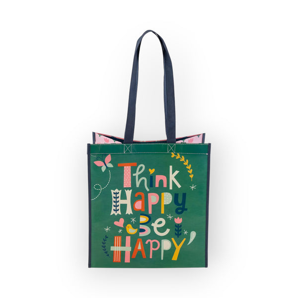 Stephen Joseph Large Recycled Gift Bag Think Happy Print