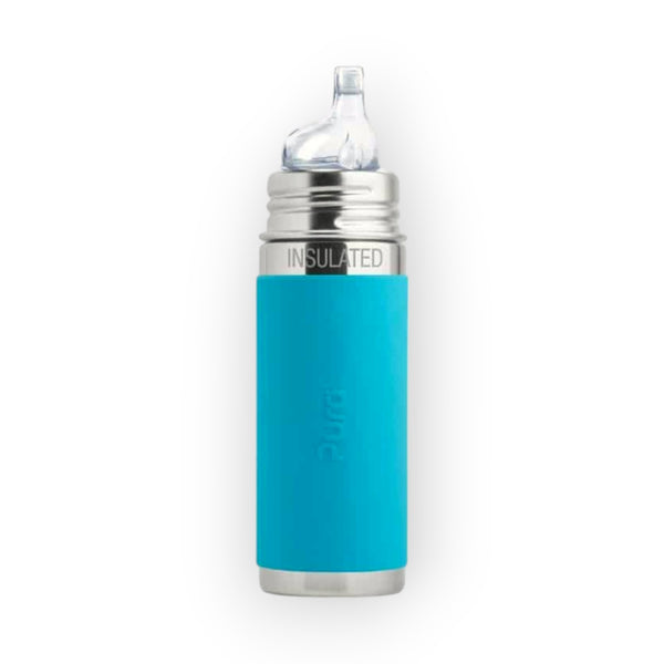 Pura Kiki Vacuum Insulated Sippy Bottle with Sleeve - 9oz