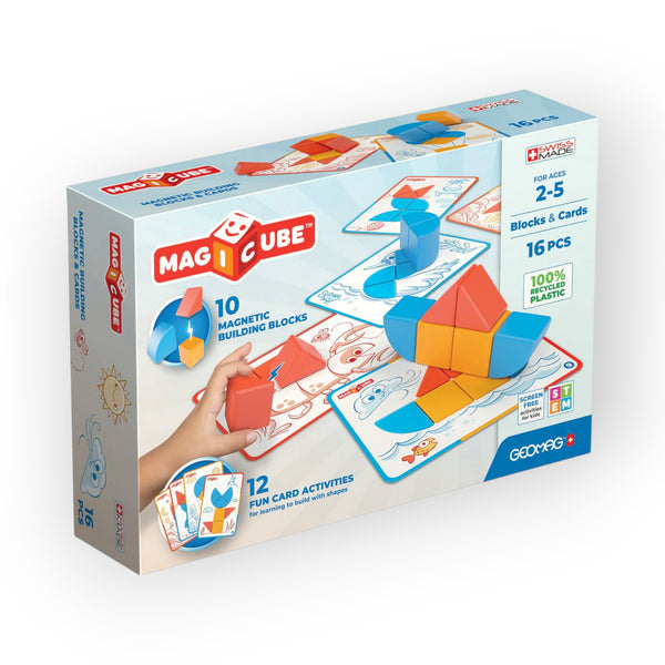 Geomag Magicube Blocks & Cards - 16 pc