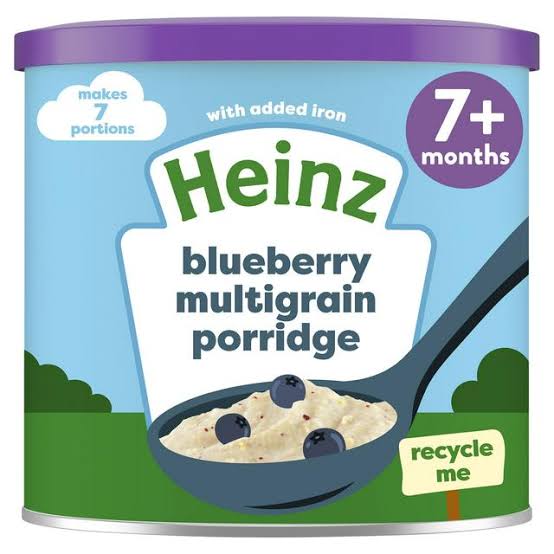 Heinz First Steps Breakfast Blueberry Multigrain Porridge, 7m+, 220g