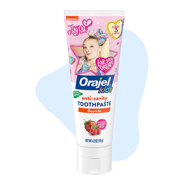 Orajel Anticavity Fluoride Toothpaste, Berry Divine, 119g