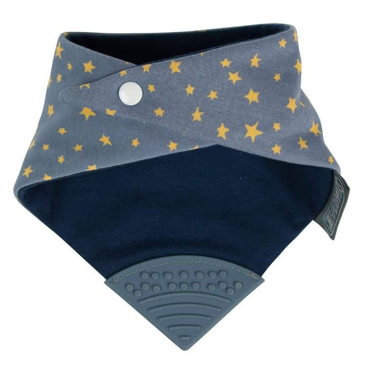 Cheeky Chompers Muslin Neckerchew - Midnight Stars