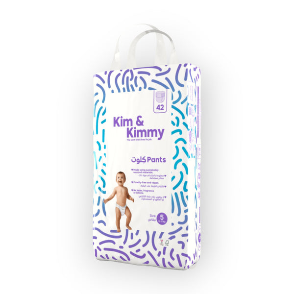 Kim & Kimmy Eco-friendly Baby Diaper Pants, Size -5, 12-17Kg