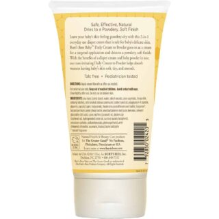 Buy Burt's Bees Baby Daily Cream to Powder, Talc-Free Diaper Rash Cream, 113g online with Free Shipping at Baby Amore India, Babyamore.in