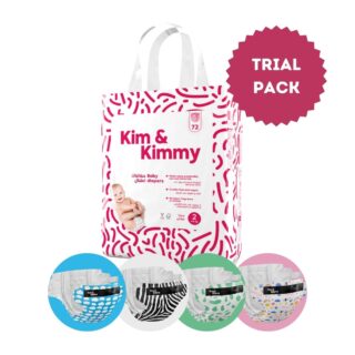 Kim & Kimmy Eco-friendly Baby Diapers Trial Pack