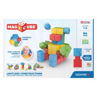 Geomag Magicubes Full Color Try Me Recycled - 64 Pcs