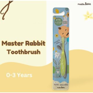 Master Rabbit Gentle ToothBrush 0-3Yrs, Yellow