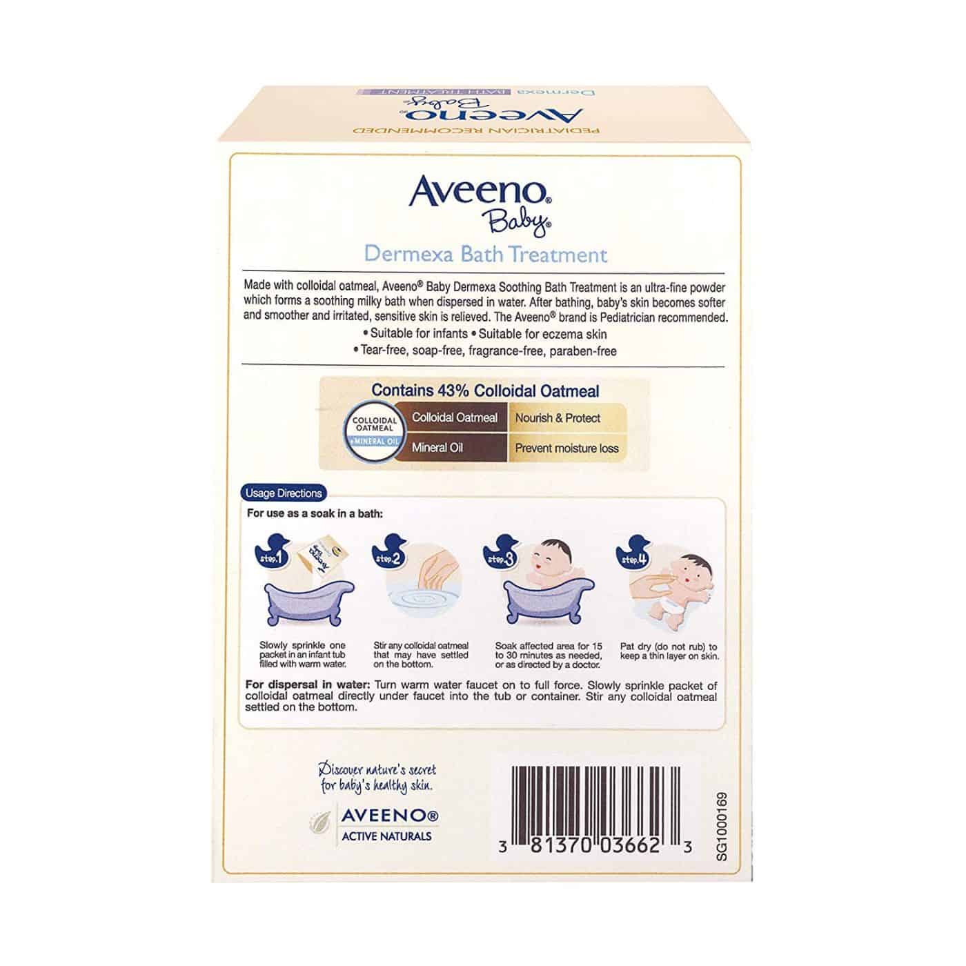 aveeno eczema bath