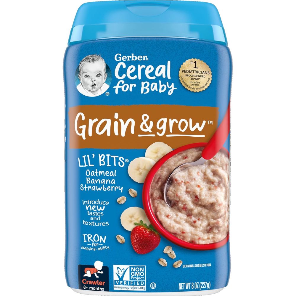 Lil' Bits® Oatmeal Banana Strawberry Cereal