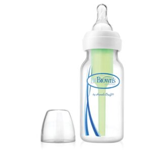 Buy Dr. Brown's Natural Flow Options+ Anti-Colic Baby Bottle, Narrow, 120ml online with Free Shipping at Baby Amore India, Babyamore.in