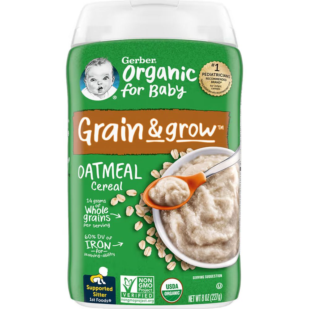 Oatmeal Single Grain Cereal for Babies, 8oz