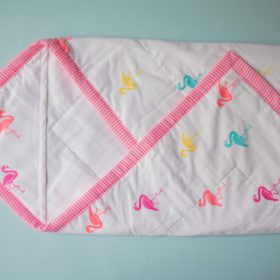 Buy BeeLittle Organic Cotton Wrap Beds - Bingo Flamingo online with Free Shipping at Baby Amore India, Babyamore.in