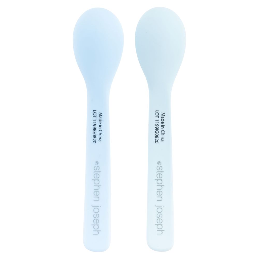 Stephen Joseph 100% Silicone Baby Spoons, Bunny