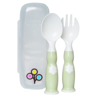 zoli ergonomic fork and spoon set