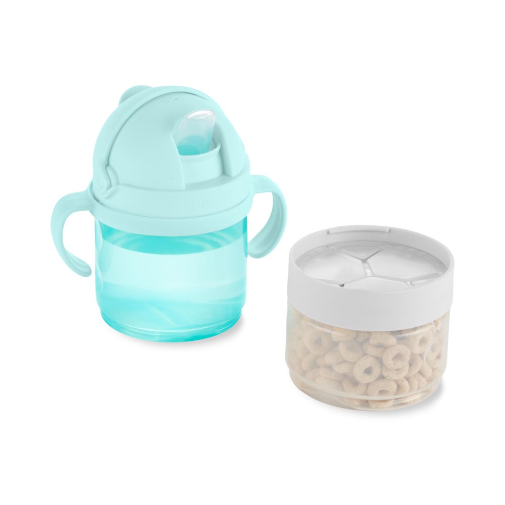 Buy Boon Snug Straw Cup - Blue for Babies Online in Oman