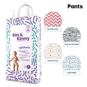 Kim and Kimmy Eco-friendly Baby Pant Diapers