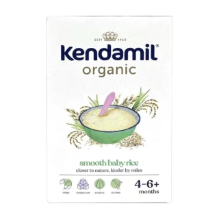 Kendamil Organic Smoothy Baby Rice, 4-6m+, 120g