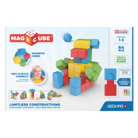 Geomag Magicubes Full Color Try Me Recycled - 64 Pcs