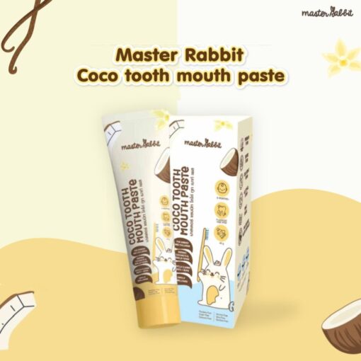 Master Rabbit Toothpaste for Children Coco Tooth Mouth Paste