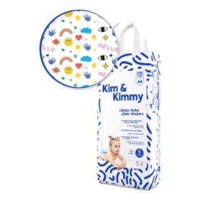 Kim & Kimmy Eco-friendly Baby Taped Diapers, Size 5