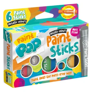 Paint Pop Metallic 6 Pack Quick Dry Paint Sticks