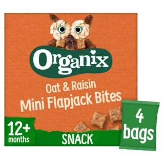 Organix Oat & Raisin Mini Flapjack Bites