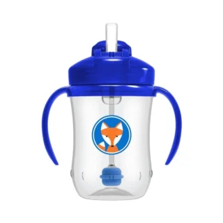 Dr. Browns Babys First Straw Cup Blue Fox - 6m+ 270ml