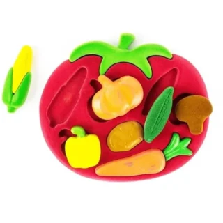 Rubbabu 3D Vegetable Shape Sorter