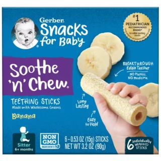 Gerber Sooothe n Chew Teething Sticks